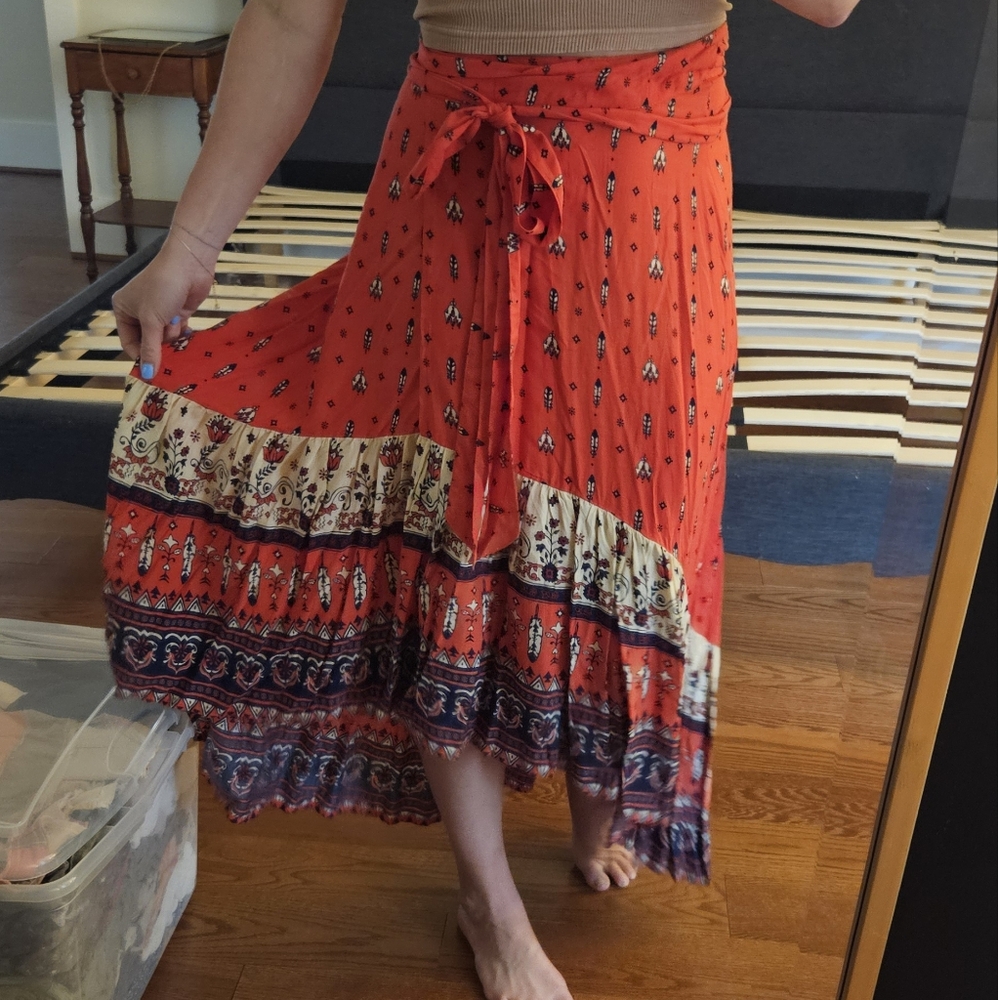 Spell Fabric Desert Wanderer Wrap Skirt - Picture 2 of 7
